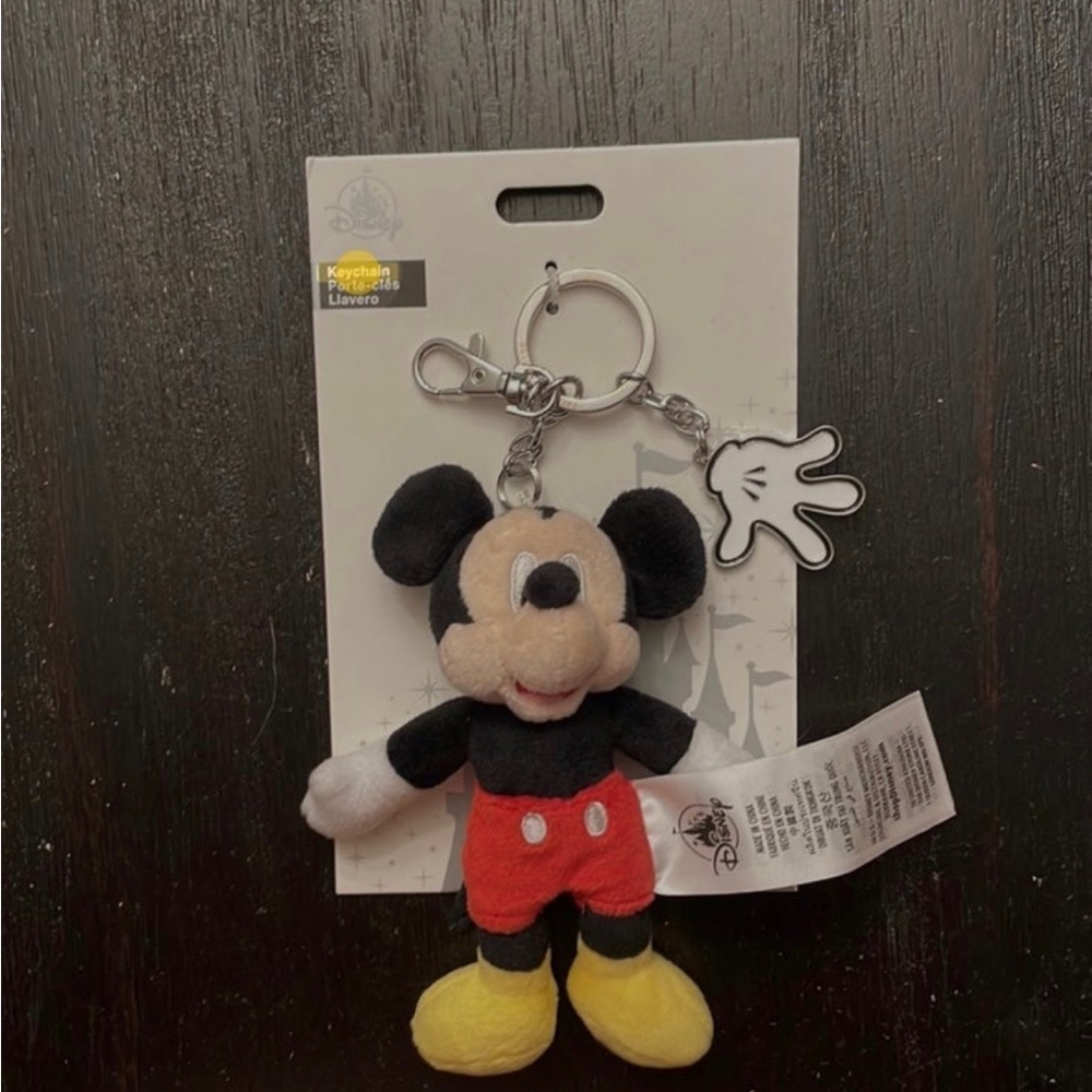 Disney Parks Mickey Mouse Plush Keychain